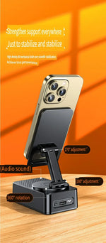 Soporte de Escritorio con Bluetooth y Altavoz