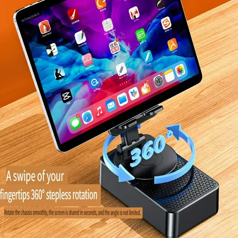 Soporte de Escritorio con Bluetooth y Altavoz